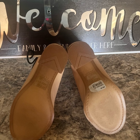 ALDO Cartiera Bone Block Heel Size 7 - Picture 6 of 16